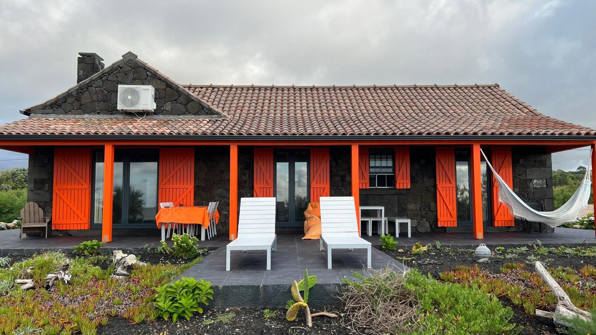 Casa Baleia Laranja Ocean-Front Βίλα Madalena  Εξωτερικό φωτογραφία
